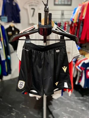 Pantalones Cortos Macron PAOK 2020-21 Home Nuevos con Etiquetas Auténticos - Juveniles (L) Foto 1 de 4