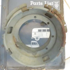 VW  BUG BUS TYPE 3 HELLA SB12 HEADLIGHT BUCKET RIGHT WITH SCREWS  211 941 046  - Picture 1 of 12