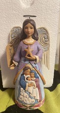 Jim Shore Starlit Serenity - Angel With Holy Family 6004245 Nativity 2019 NEW