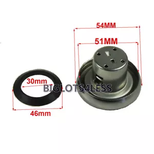 HONDA GAS FUEL TANK CAP PETROL SCOOTER CH150D CH 150D CH250 250 Elite NEW CHROME - Picture 1 of 5