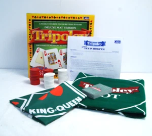 Tripoley Vinyl Mat Card Game Michigan Rummy + Felt Mat Cadaco Game SEALED Cards - Picture 1 of 13