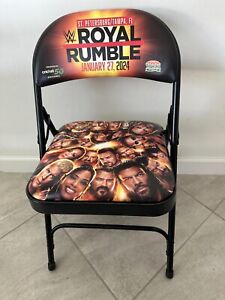 WWE Royal Rumble 2024 Ringside Chair St Petersburg Tampa Cody Rhodes CM Punk 