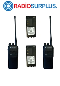 2 x Motorola HT750 UHF 16 channel Radio, Antenna, Battery + Clip- AAH25RDC9AA3AN - Picture 1 of 4