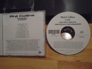 RARE ADVANCE PROMO Phil Collins CD Testify GENESIS Daryl Stuermer WATERMARK 2002 - Picture 1 of 1