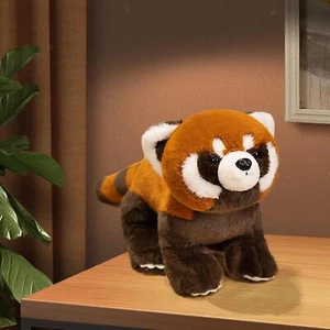 Red Panda Plush Lifelike Cute Comfortable Doll for Bed Party Supplies Office - Picture 1 of 10