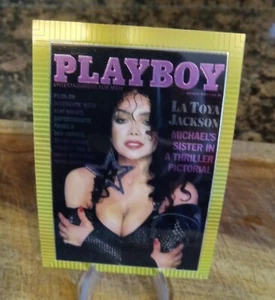 1995 Playboy Chromium Cover Card / LATOYA JACKSON #81 / NM-MT - Bild 1 von 2