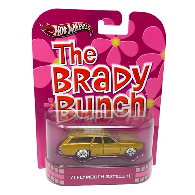 Hot Wheels Retro Entertainment Brady Bunch '71 Plymouth Satellite 1:64 Diecast Foto 1 de 3