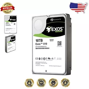 Efficient 10TB 3.5'' Helium HDD - 7200RPM SATA with 256MB Cache for Enterprises - Picture 1 of 4