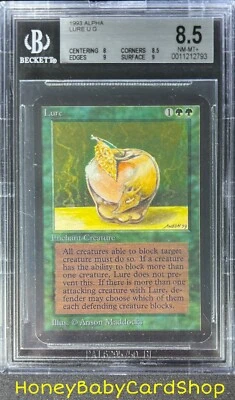 MTG Limited Edition Alpha 1993 Lure BGS 8.5 NM/MT+ Old School 93/94 - Image 1 of 4