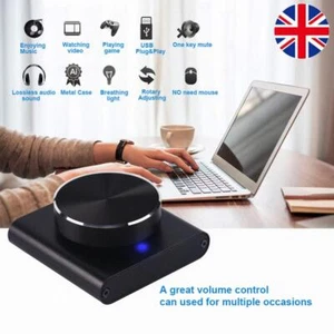USB Volume Control Knob Audio Controller with USB Cable Volume Adjustment Knob - Afbeelding 1 van 7