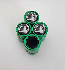 Vauxhall non Stick Dust Valve caps Universal fitting Green 50% OFF RRP £9.99 - Picture 1 of 1