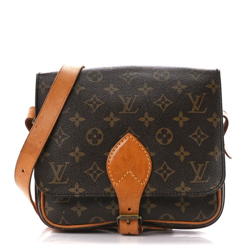LOUIS VUITTON（LV） Borsa a tracolla Louis Vuitton vintage monogramma cartouchiere 22 tela pelle borsa