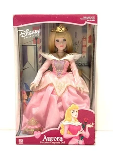2001 Disney Princess Aurora Brass Key Keepsake Porcelain Doll - NIB - Picture 1 of 4