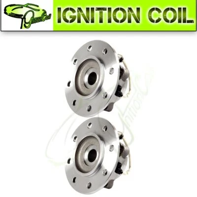 2 rolamentos de roda dianteira e conjunto de cubo compatível com 1996-2000 Chevrolet GMC K2500 K3500 - Imagem 1 de 4