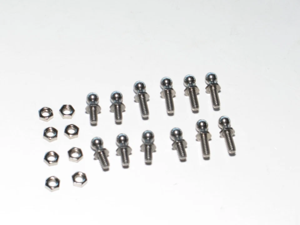 ASC7002 TEAM ASSOCIATED RC10T 60th VINTAGE TRUCK TURNBUCKLES BALL STUD SET - Image 1 of 1