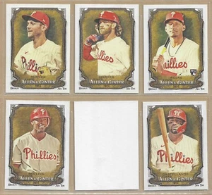 2024 Topps Allen & Ginter PHILADELPHIA PHILLIES Team Set of (9) - 5 Base + 4 SP - Picture 1 of 3