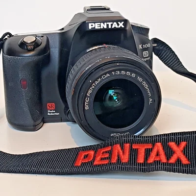 Pentax K100D Super CCD Digital SLR Camera 18-55mm lens in *Very Good Condition* - Bild 1 von 4