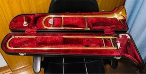 YAMAHA YSL-3530R Tenor Trombone Musical instrument USED With Case F/S - Picture 1 of 3