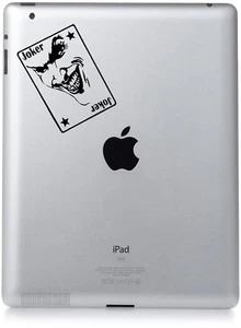 Joker Batman card style Vinyl sticker/ iPad/ laptop sticker / tablet/ car/ bike - Picture 1 of 7