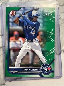 2022 Bowman 1st Paper Samad Taylor Green /99 - Picture 1 of 2
