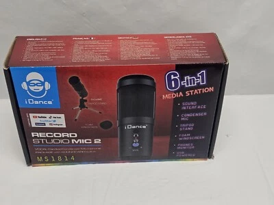 iDance MS1814 Record Studio Mic 2 Vocal Cardiod Condenser Microphone  - Image 1 of 4