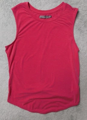 Prana Women's Sleeveless Tank Top Dark Pink Twisted Back XS Soft Yoga Workout - Image 1 of 4