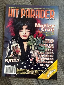 Hit Parader Magazine July 1986 Motley Crue Ratt Ozzy Dokken Loudness Hair Metal - Picture 1 of 2