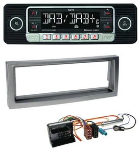 Dietz USB DAB MP3 Bluetooth Autoradio für Citroen C5 Peugeot 407 ab 04 grau-meta - Bild 1 von 9