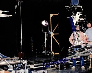 Foto firmata Richard Edlund Star Wars ILM 8x10 dietro le quinte Beckett - Foto 1 di 3