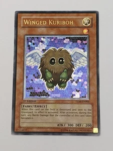 TCG YuGiOh Geflügelter Kuriboh TLM-DE005 Ultimate Rare 1. Auflage: LP bis MP Ungraded - Bild 1 von 12