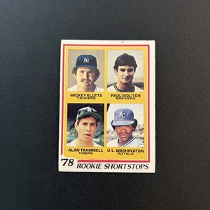 1978 Topps Baseball #707 Molitor, Trammell Rookie Card - Picture 1 of 4