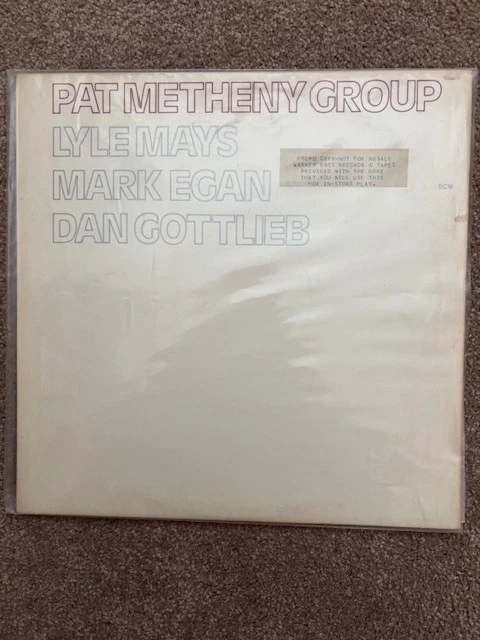 PAT METHENY GROUP SELF TITLED JAZZ LP GERMAN ECM  PRESS EX Promo copy - Image 1 of 1