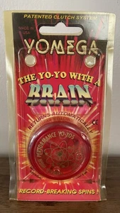 Vintage 1995 Yomega Brain High Performance Yo-Yo In Original Packaging Red - Picture 1 of 4