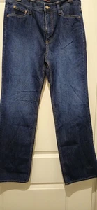 Eddie Bauer Jean's Straight Leg Women's Flannel Lining 10 Cotton Made In India - Bild 1 von 19