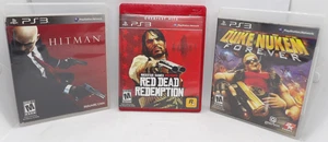 PS3 Shooting Game Bundle of 3: Duke Nukem Forever, Red Dead Redemption, Hitman.. - Picture 1 of 11