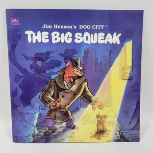 VTG Jim Hensen's Dog City The Big Squeak Muppet Press Golden Book RARE OOP 1994 - Picture 1 of 6