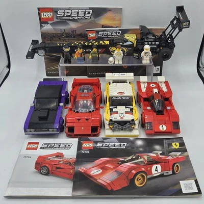 Lote LEGO Speed Champions com Dodge Ferrari e Audi 76934 76906 76904 76897 - Imagem 1 de 4