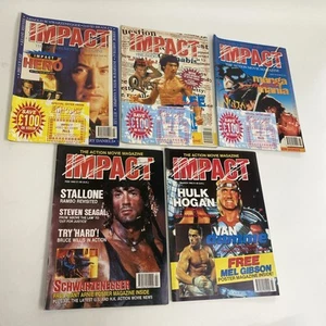 impact action movie magazine bruce lee jackie chan. Five issues bundle 1992 1995 - Picture 1 of 6