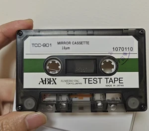 1 Stück Neu Original ABEX TCC-901 Spiegel Kassette 18um TESTBAND Neu ABEX TCC-901 - Bild 1 von 1