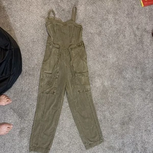 Free People Go West Utility Jumpsuit mit Gürtel Damen M Boho Overall Festival (F4) - Bild 1 von 23