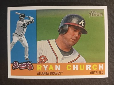 2009 Topps Heritage High Number Ryan Church #674 - Image 1 of 2