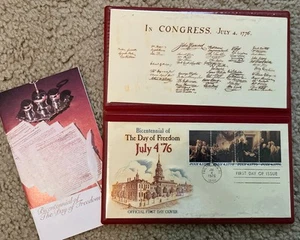 Bicentennial of The Day of Freedom July 4 '76 Official First Day Cover / Folder - Picture 1 of 2
