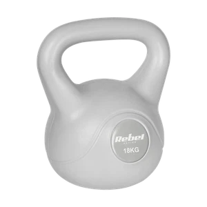 Kettlebell 18kg grau Kettle Hantel Übung Ball ABS Rebel - Bild 1 von 5
