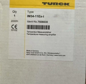 IM34-11EX-I NEU Turck IM3411EXI Safety Relay - Picture 1 of 3