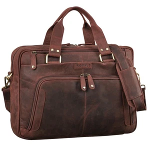 'Chicago' Sac à Bandoulière en Cuir pour Ordinateur Portable 156 Pouces pour ... - Afbeelding 1 van 7