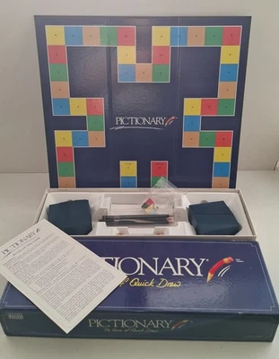 Vintage Pictionary The Game Of Quick Draw Board Game 1993 Parker - Image 1 of 4