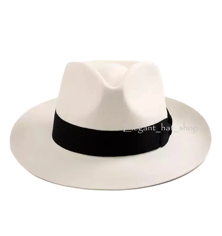 Новый Израиль еврейская шляпа шерсти хасидов евреев широкополый Fedora крышка черный войлок - Изображение 1 из 4