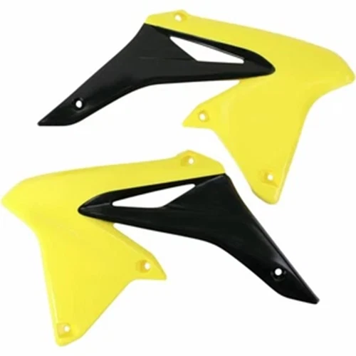 Acerbis Radiator Shrouds Yellow/Black Fits Suzuki RM-Z250 2010-2018 #2171911017 - Image 1 of 1