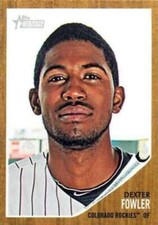 2011 Topps Heritage #415 Dexter Fowler NMMT Rockies  ID:7527