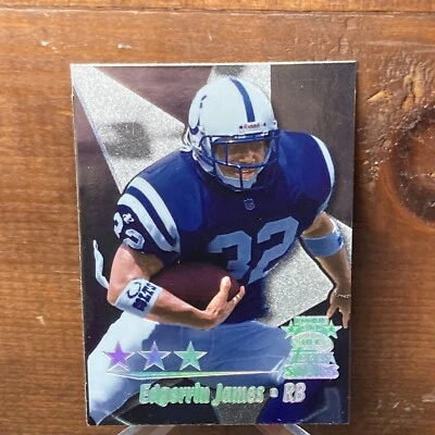 1999 Topps Stars Three Star #8 Edgerrin James - Image 1 of 2